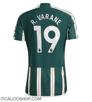 Manchester United Raphael Varane #19 Seconda Maglia 2023-24 Manica Corta